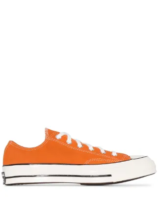 orange chucks low top