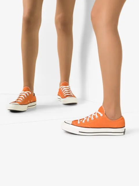 orange suede converse