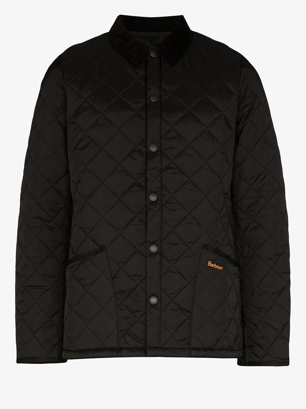 Shop Barbour Heritage Liddesdale Quilted Jacket - Men's - Polyamide/polyester In Black