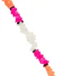 Venessa Arizaga pink, white and orange summer pearl necklace