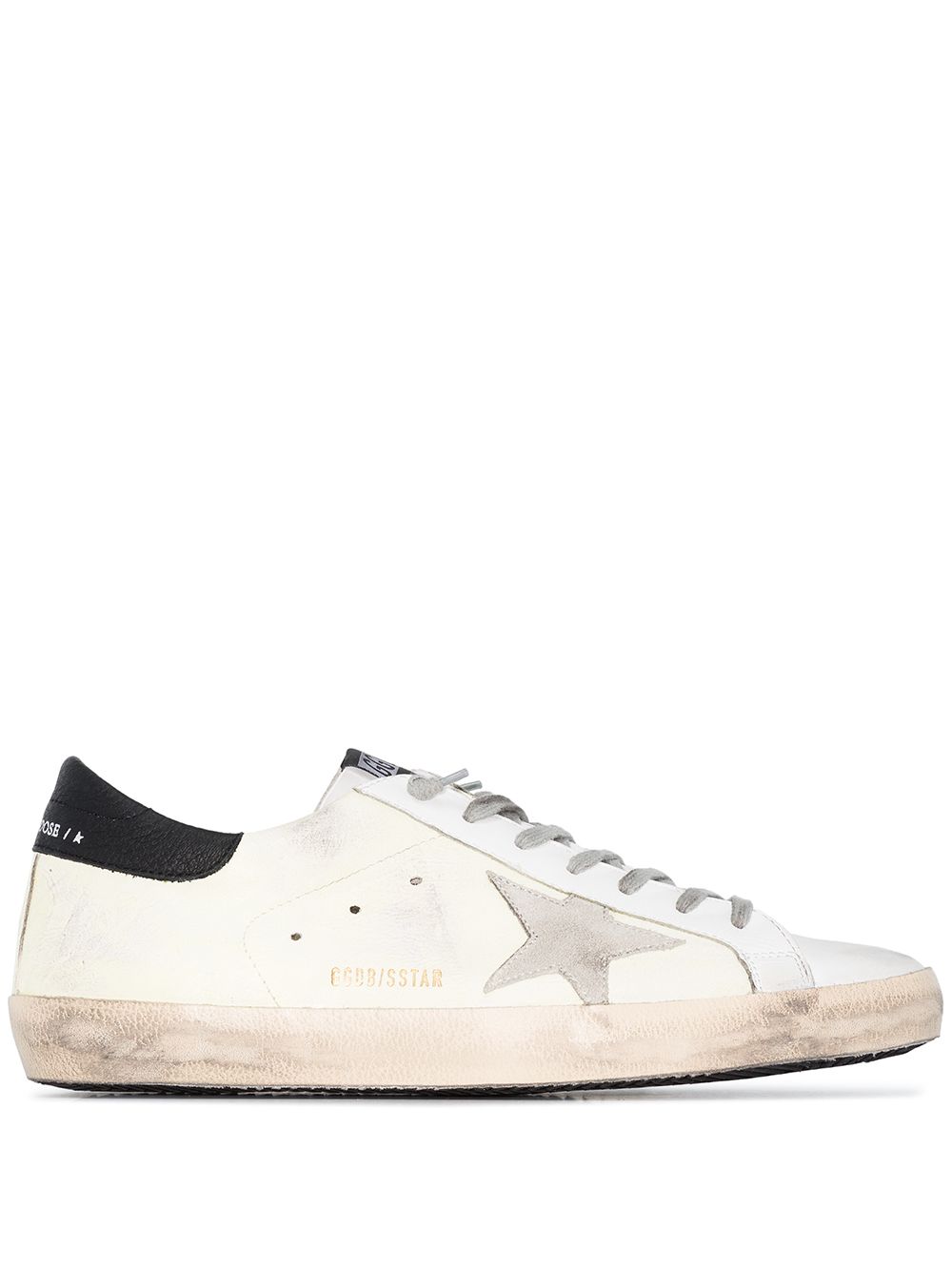 фото Golden goose superstar distressed sneakers