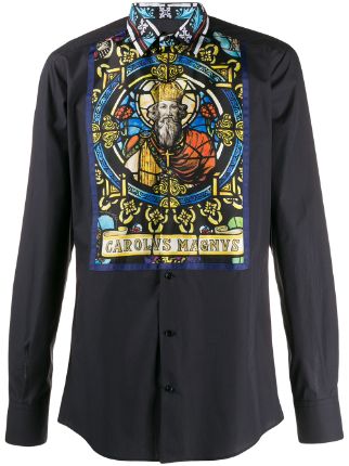 dolce and gabbana gold fit shirt