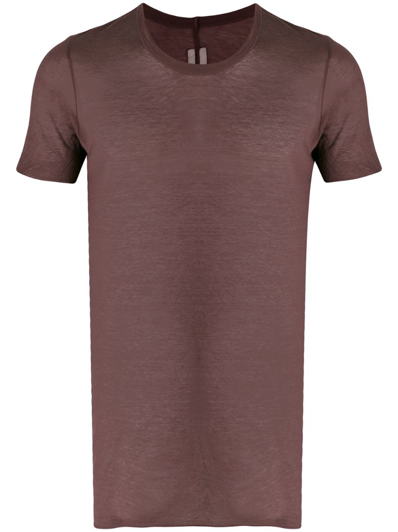 Rick Owens Twisted Seam T-shirt In Brown