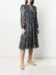 Ulla Johnson long sleeve ruffled floral print dress