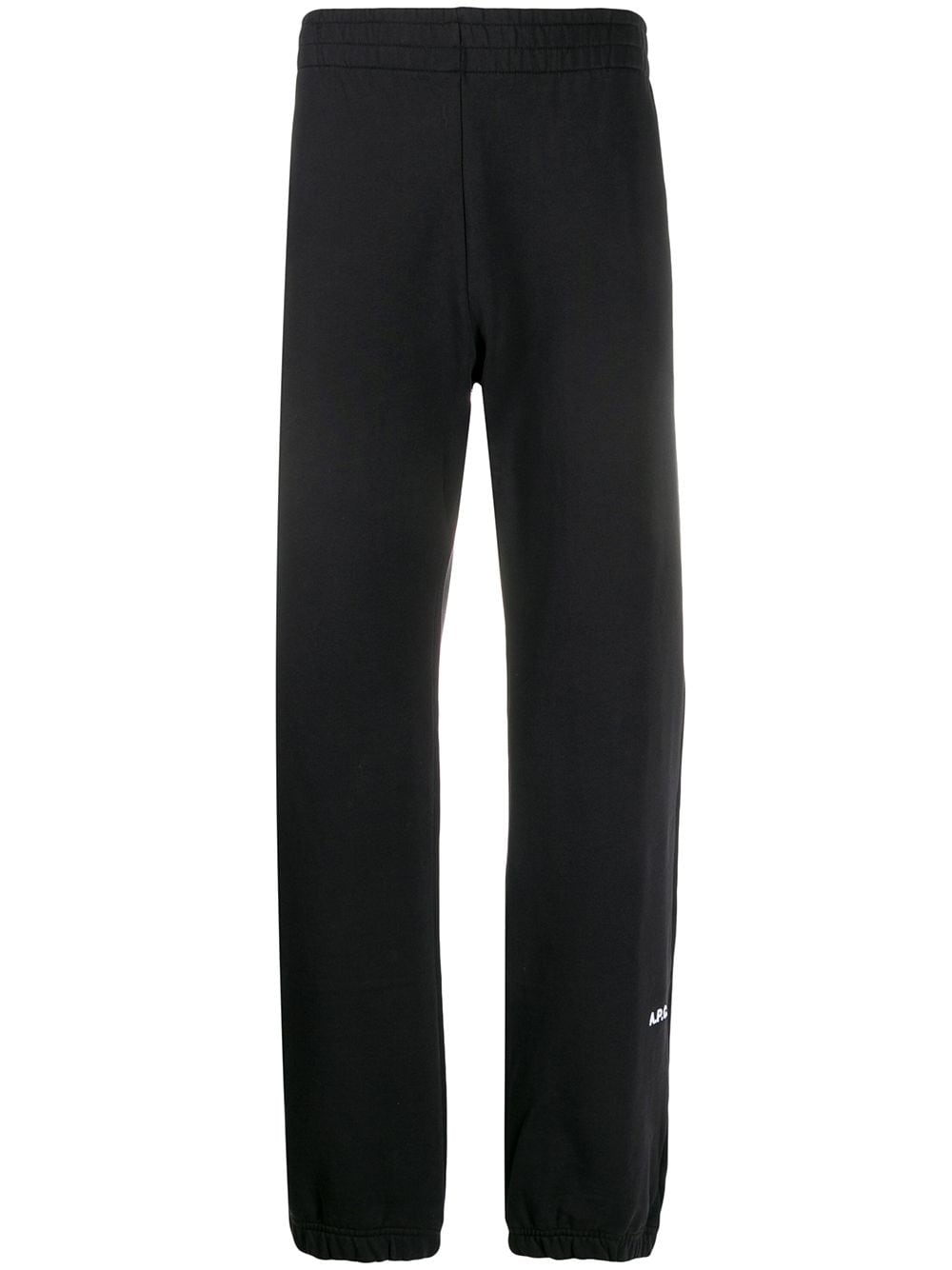 Apc Straigh-leg Trousers In Black