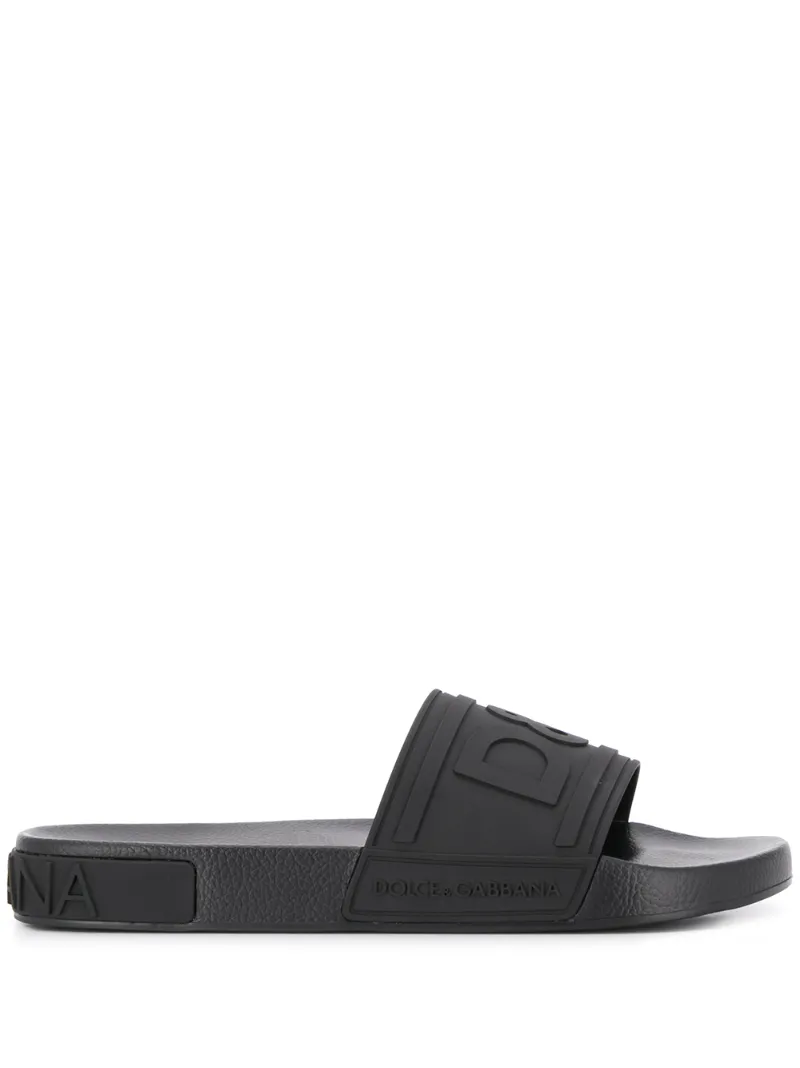 DOLCE & GABBANA PANTOLETTEN MIT LOGO