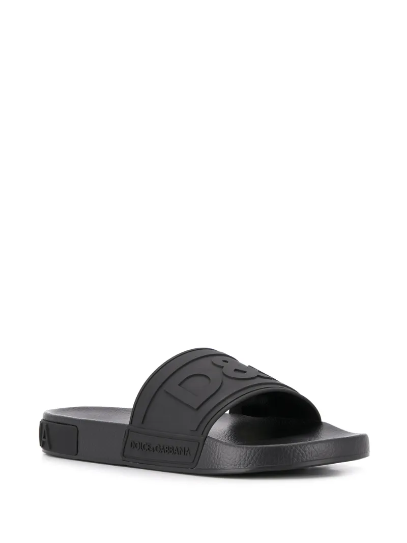 DOLCE & GABBANA PANTOLETTEN MIT LOGO