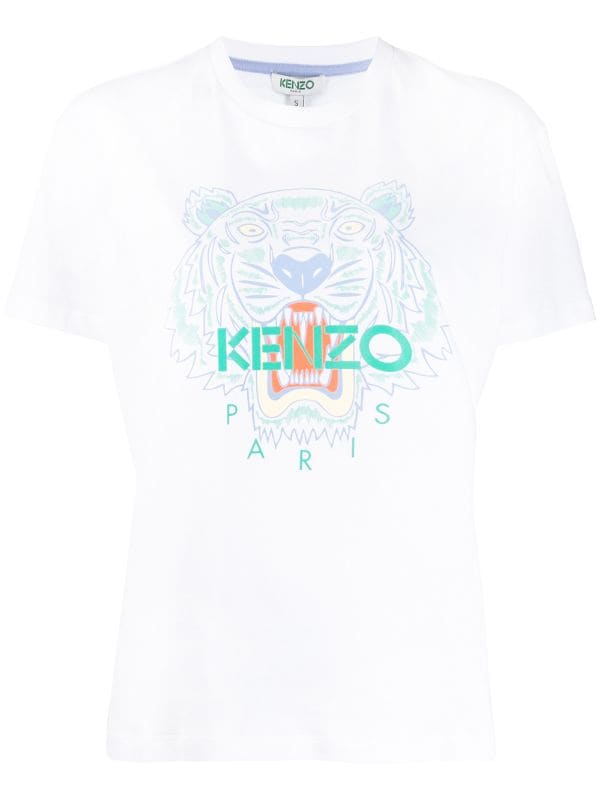 Kenzo Tiger Print short-sleeved T-shirt 
