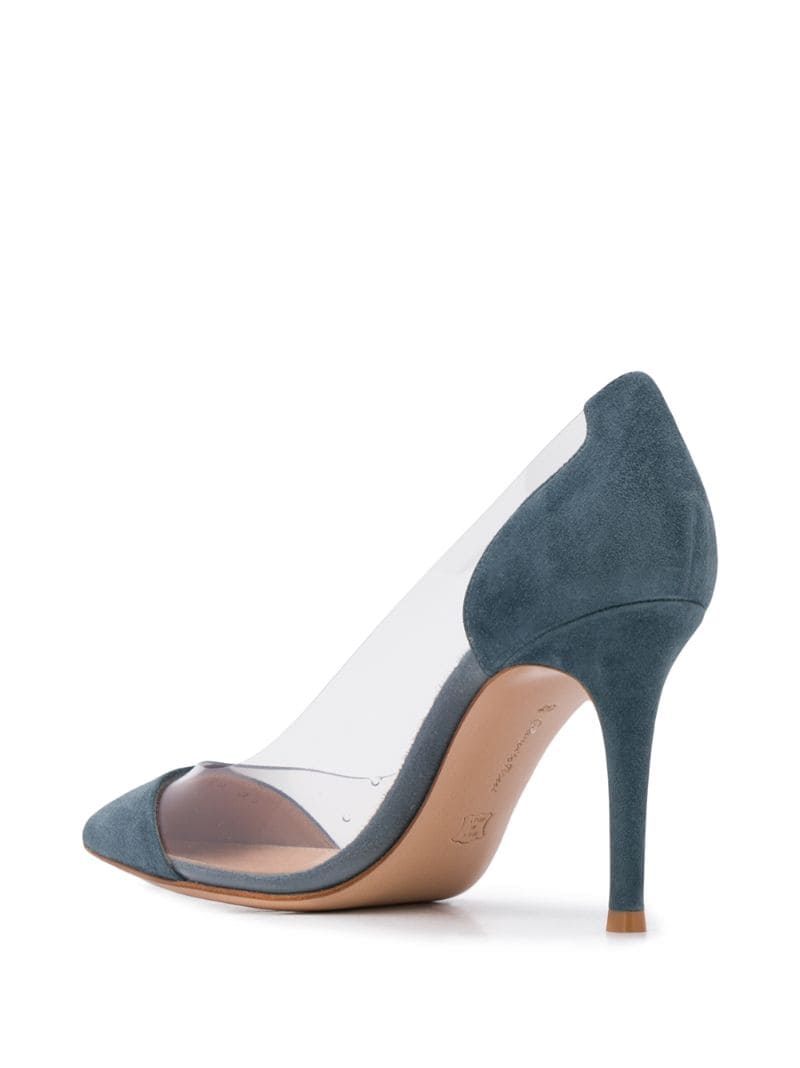 Shop Gianvito Rossi Spitze 'amelia' Pumps In Blue