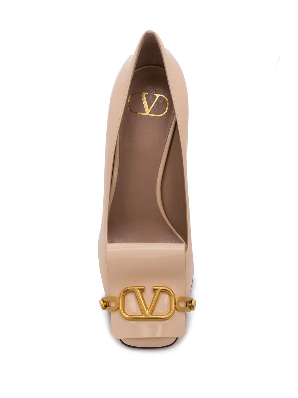 фото Valentino туфли-лодочки valentino garavani с логотипом vlogo