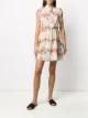 الصورة 2 من RedValentino فستان بطبعة زهور وكرانيش