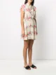 RedValentino فستان بطبعة زهور وكرانيش