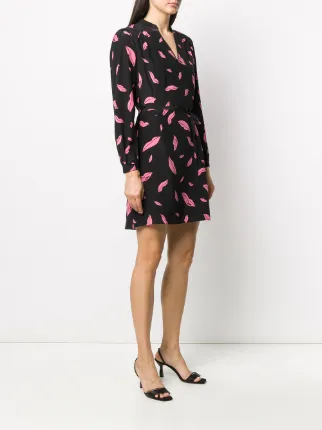 dvf lips dress