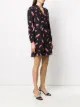 DVF Diane von Furstenberg Falling Lips tie-waist dress