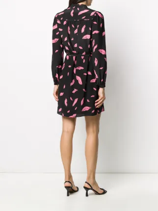 dvf lips dress