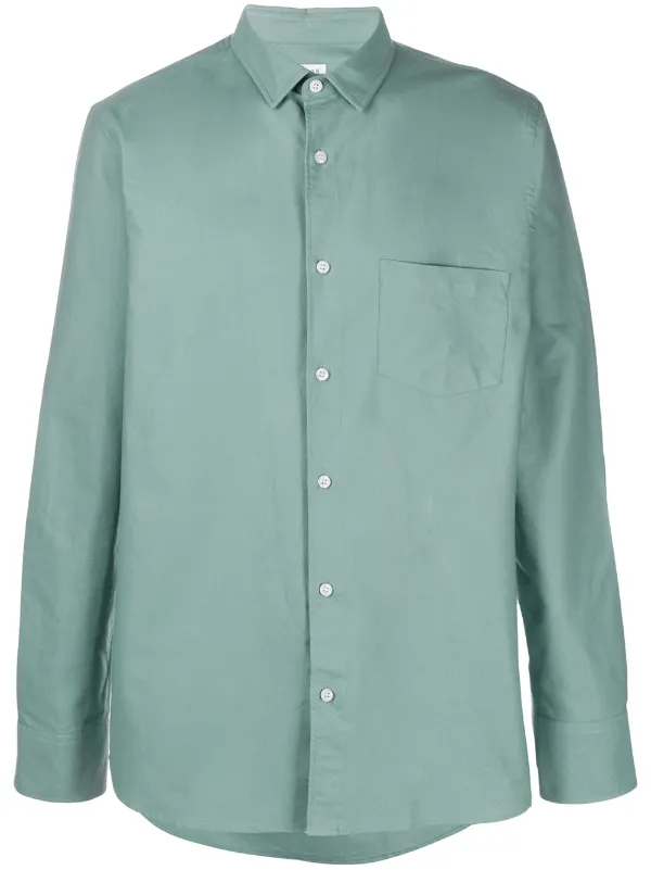 teal oxford shirt