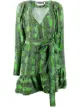Image 1 of ROTATE Nancy snake print dress
