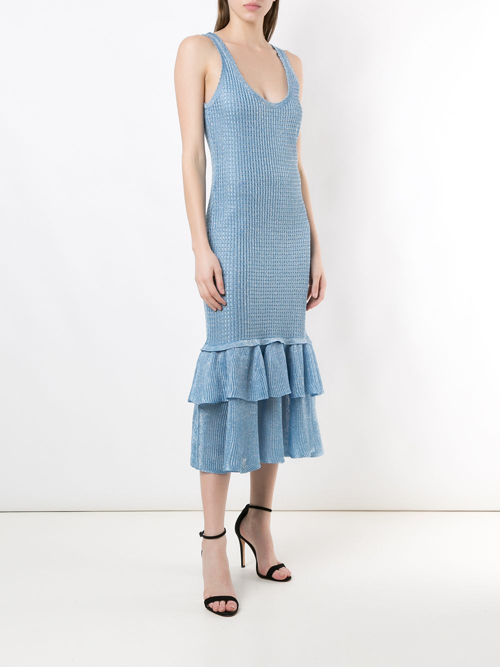 Olympiah Gebreide jurk - Blauw