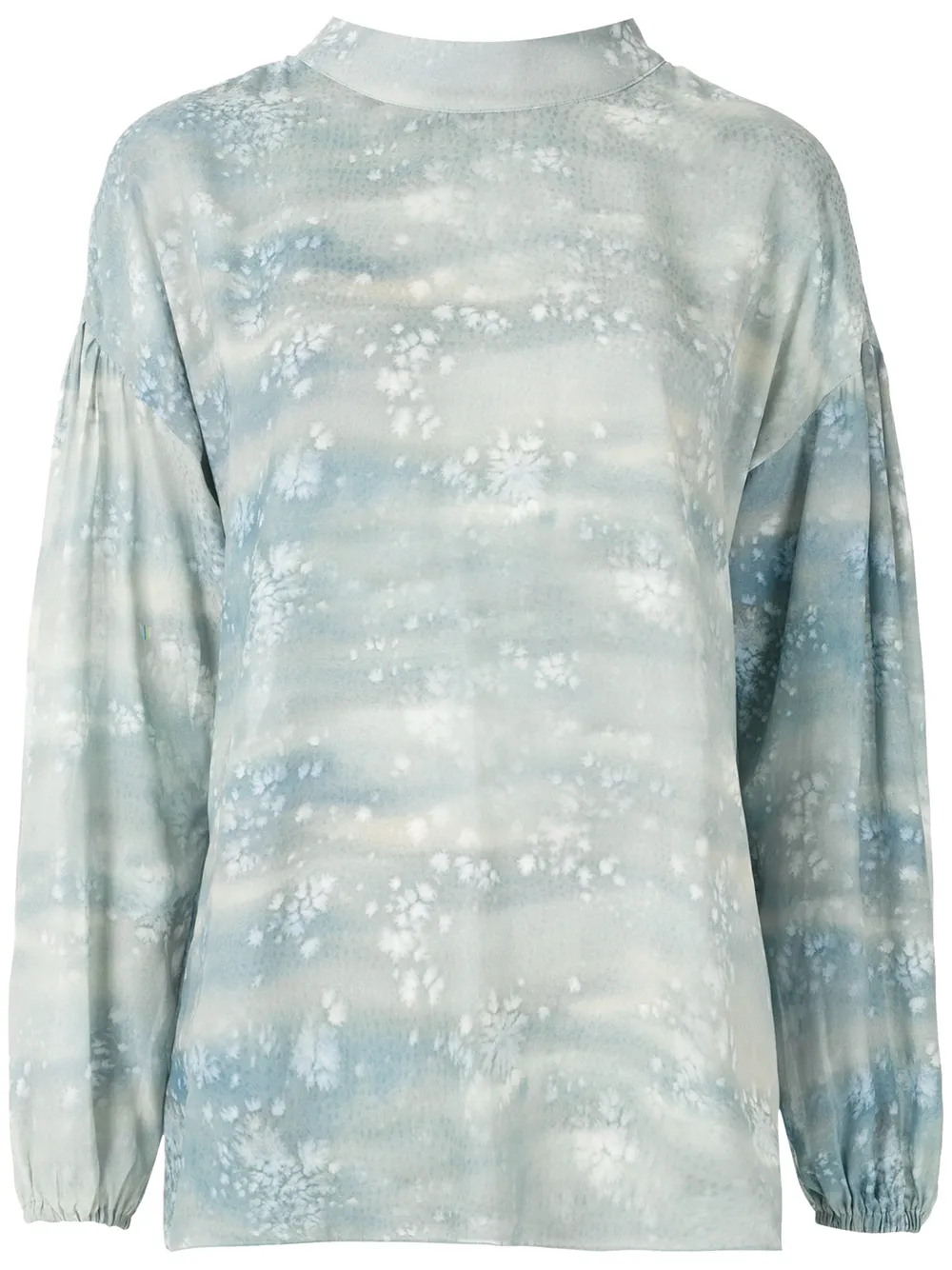 Olympiah Hipismo Printed Blouse In Blue