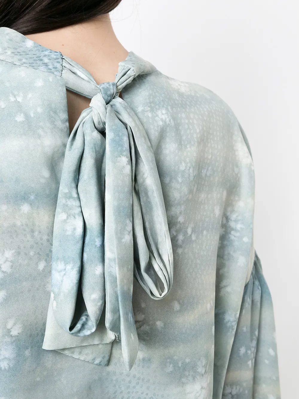 Olympiah Hipismo Printed Blouse In Blue