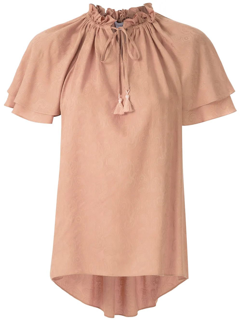 

Olympiah Azteca tie blouse - Orange