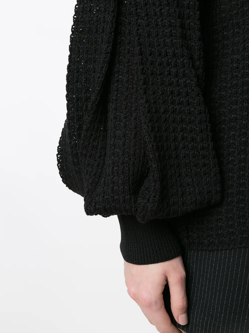 Olympiah Monter Knitted Blouse In Black