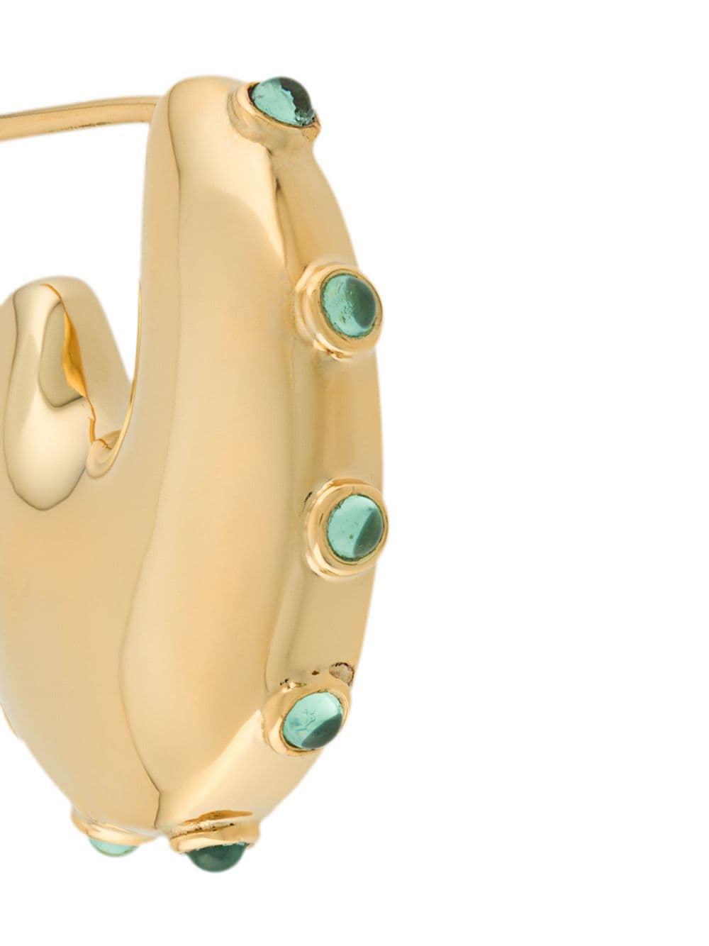 Shop Maria Black Caramella Single Earring In Gold