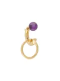 Maria Black Elvira stone-embellished single earring - Gold