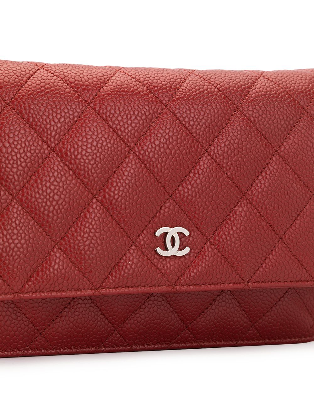 CHANEL Pre-Owned CC diamond-quilted Strap Lipstick Case - Farfetch