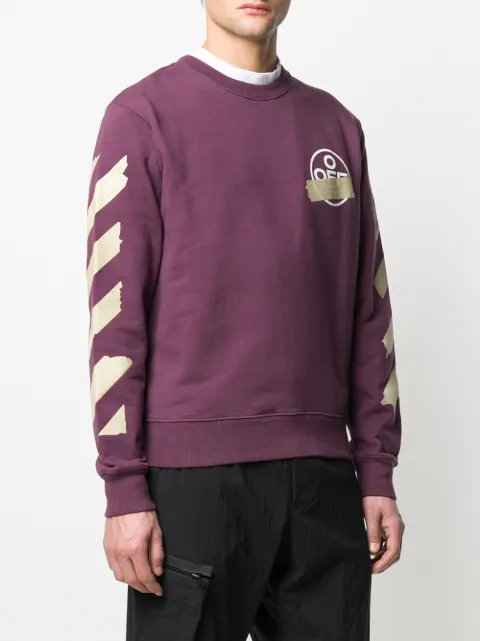 off white tape sweater