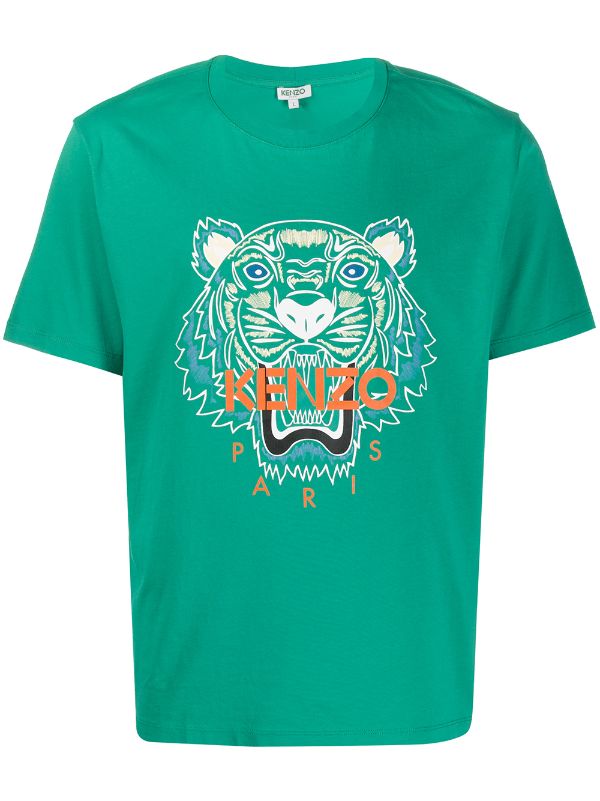 green tiger shirt