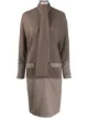 الصورة 1 من Jean Louis Scherrer Pre-Owned فستان ميدي مزين بأزرار 1990