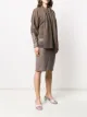 Jean Louis Scherrer Pre-Owned 1990's button detailed midi dress