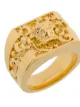 Versace Medusa embellished ring
