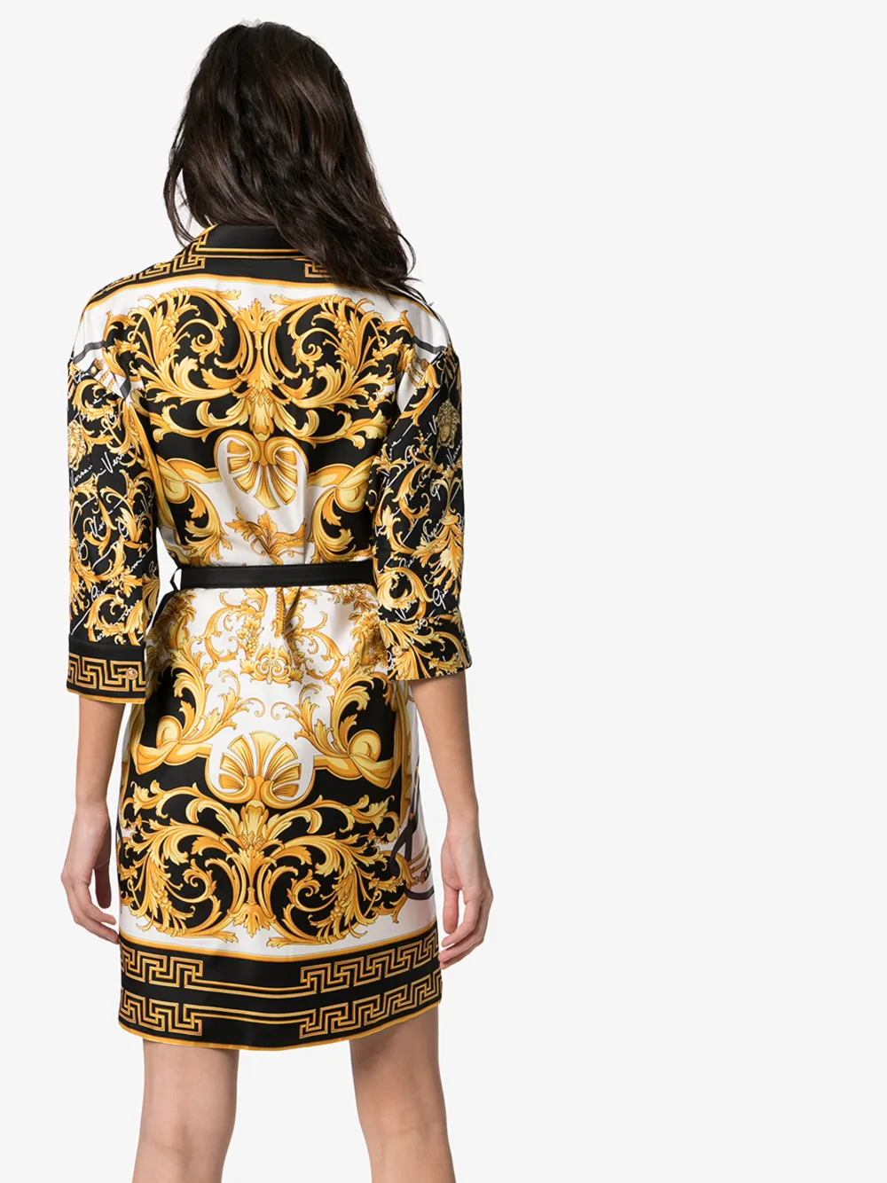 VERSACE BAROCCO FITTED SHIRT DRESS,A82301A23324814788750