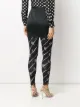 Versace logo print leggings