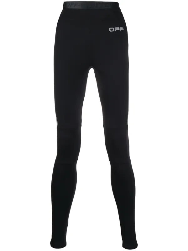 nike off white leggings black
