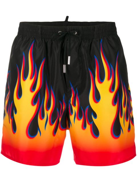 Dsquared2 Flame Printed Swim Shorts Ss20 | Farfetch.Com