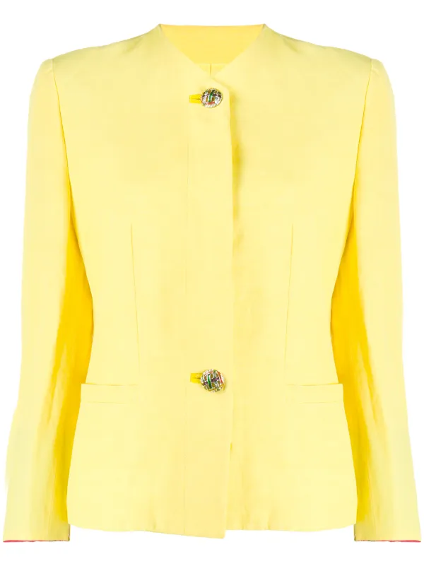 express yellow blazer