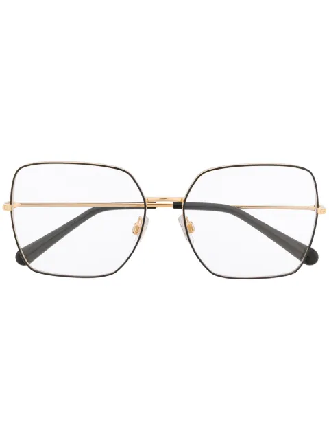 Dolce & Gabbana Eyewear lentes con armazón cuadrada 