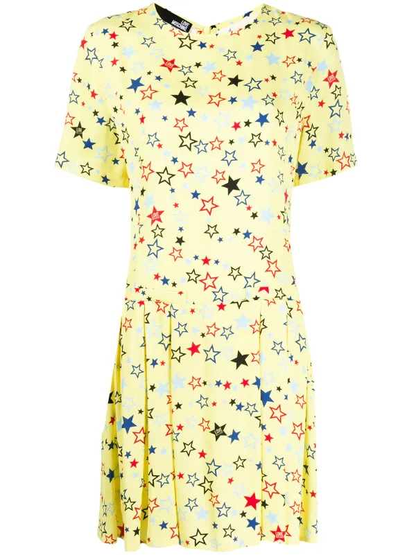 moschino yellow dress