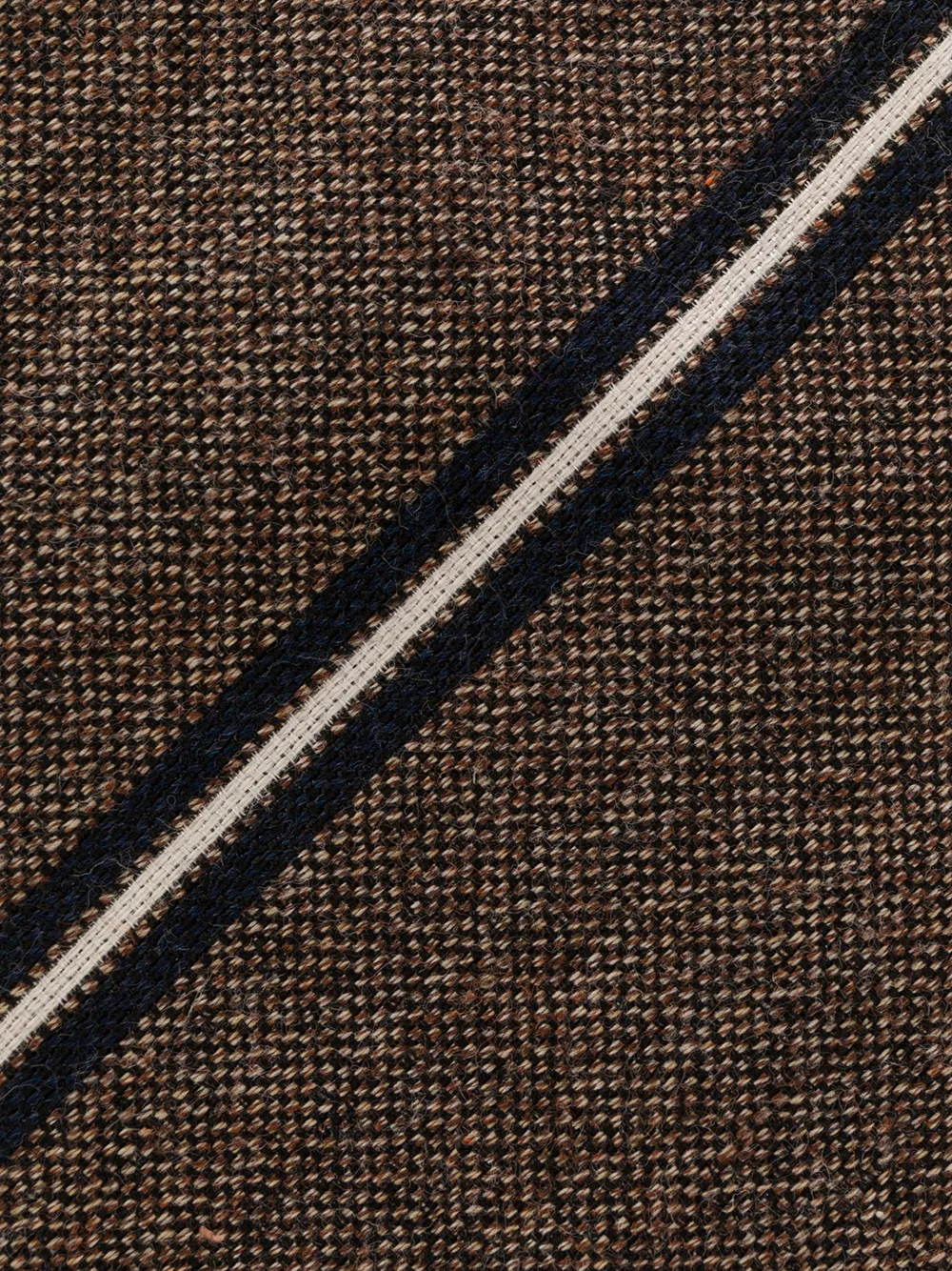 Brunello Cucinelli Gestreepte stropdas - Bruin