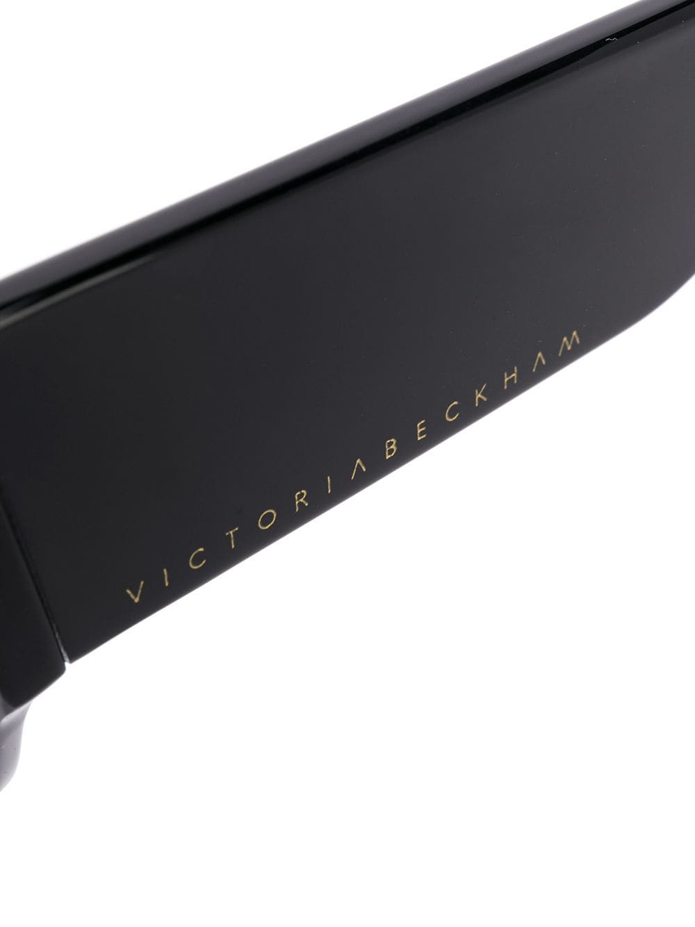 Shop Victoria Beckham Futuristic Sunglasses In Black