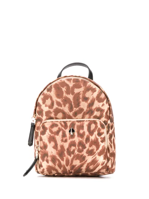 kate spade leopard print backpack