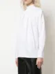 Prada high neck poplin blouse