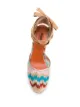 Missoni chevron wedge espadrilles