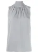 Image 1 of Theory mock-neck sleeveless top