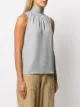 Theory mock-neck sleeveless top