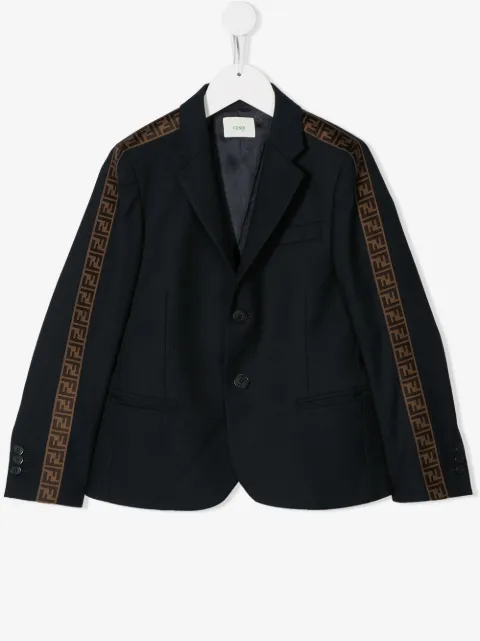 Fendi Kids FF trim blazer