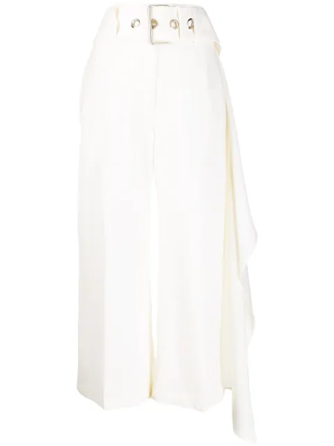 JW Anderson pantalones capri con cinturón